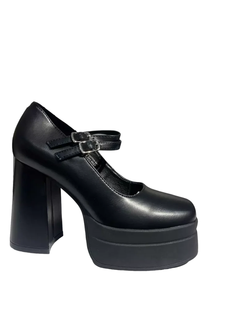 Zapatos tacos muñequita mate